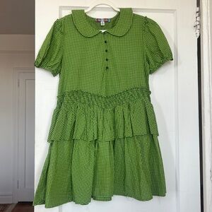 Gingham Babydoll Dress